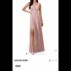 Azazie Bridesmaid Kori Dress in Dusty Rose